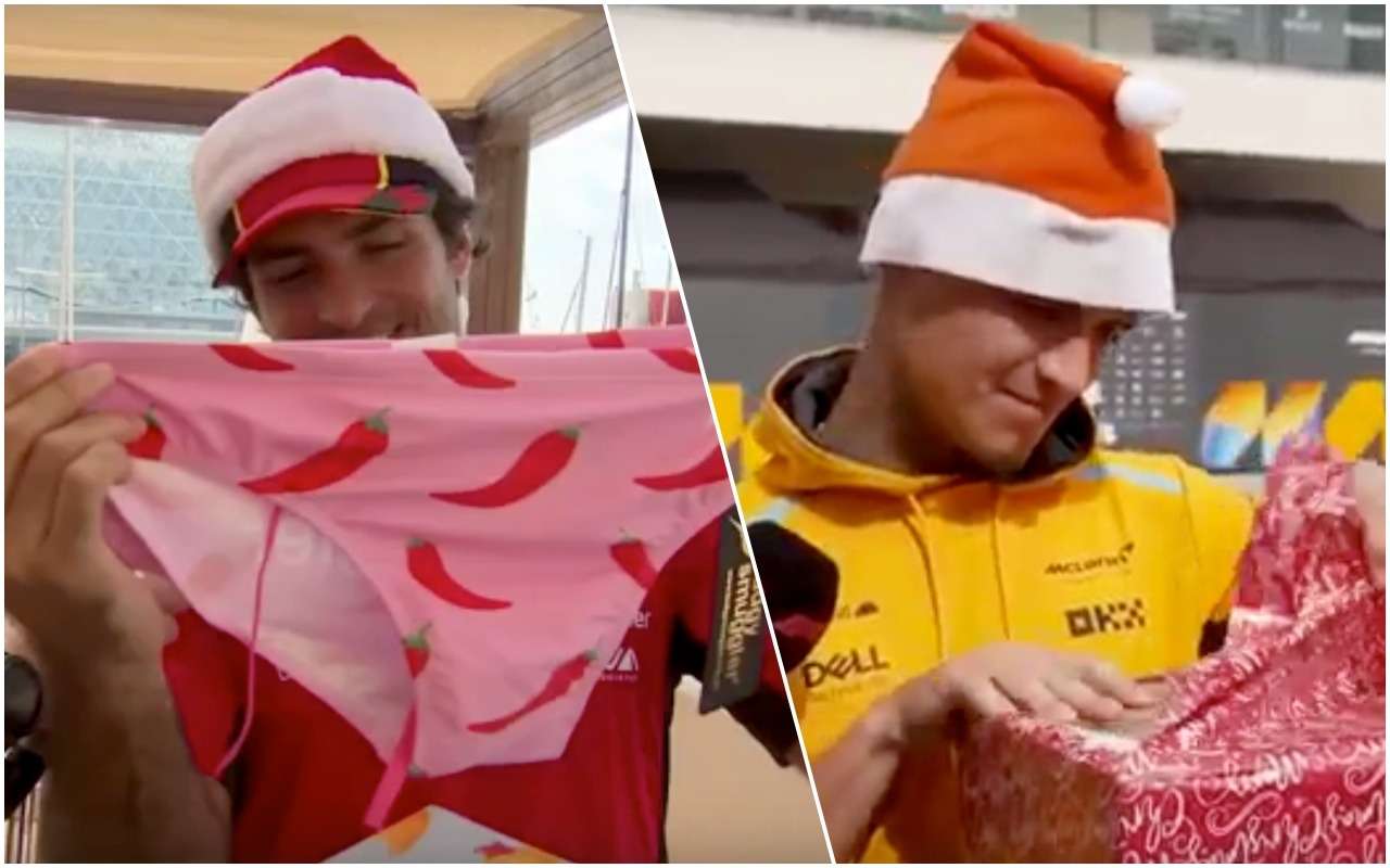 Гонщики Формулы-1 сыграли в «Тайного Санту» (видео)