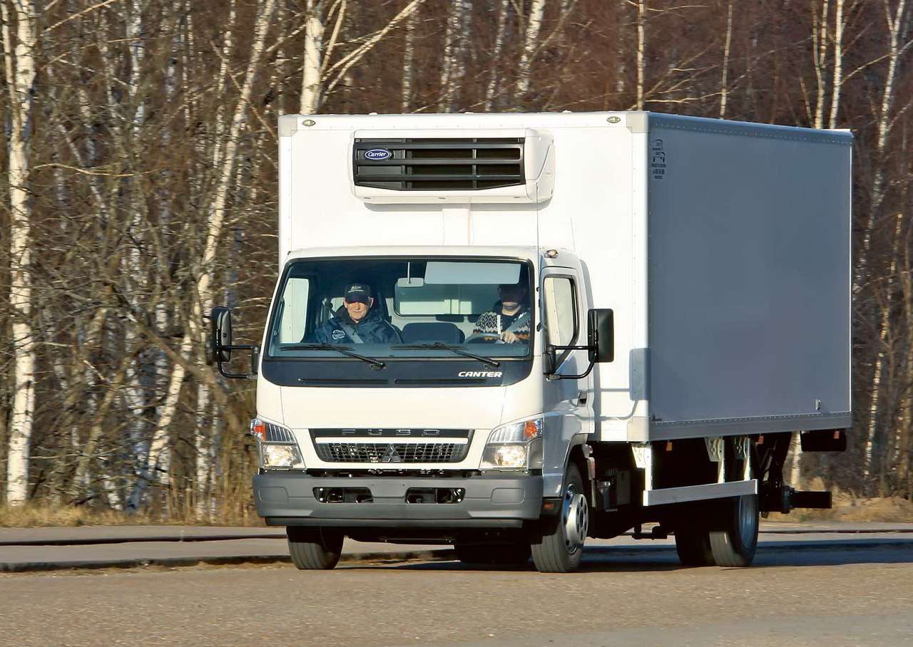 Mitsubishi Fuso Canter: курсовая устойчивость