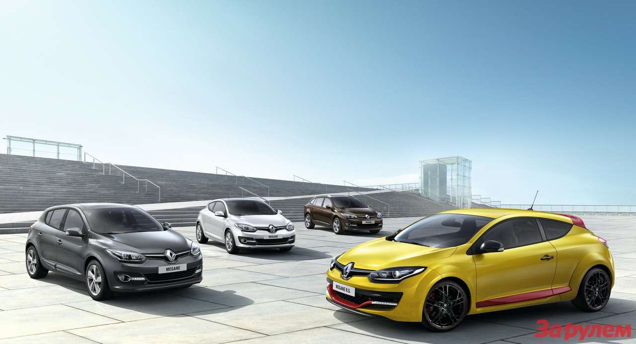 Renault вновь омолодила всю линейку Megane
