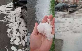 Зима пришла в Петербург в конце лета: последствия разгула стихии