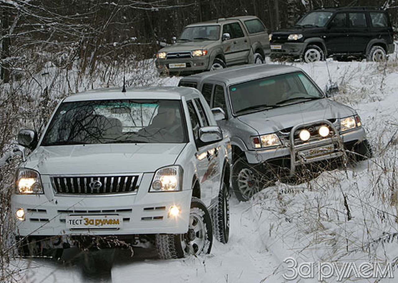 Большой тест Tyanye Admiral, Great Wall Deer G3, UAZ Patriot, Tianma Fengling