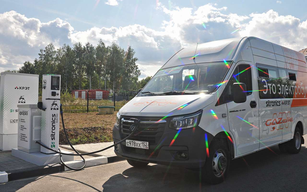 Электрическая ГАЗель уже возит пассажиров