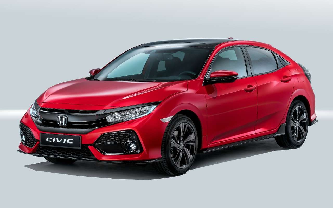 Honda Civic предстанет в Париже в лучшем цвете