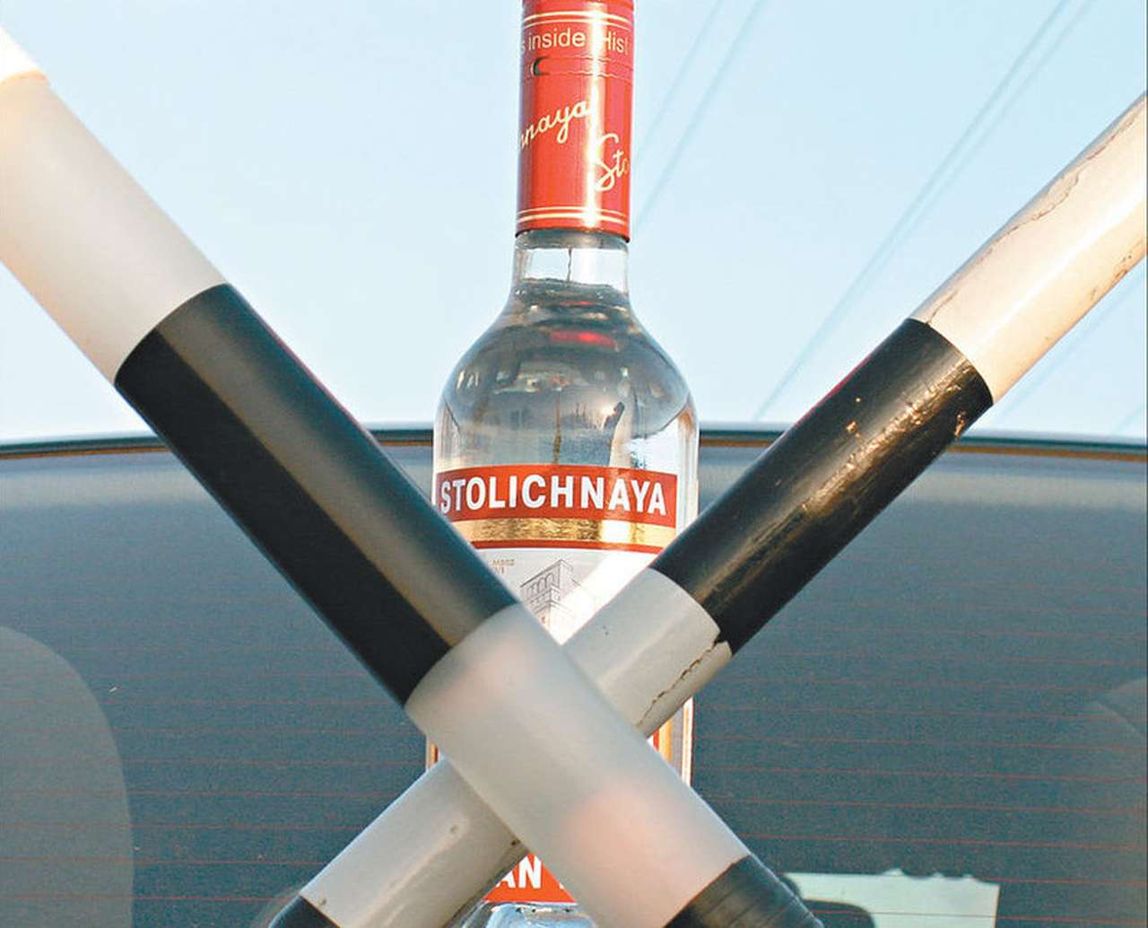 Пьяные водитель и пассажир попытались завладеть оружием инспекторов ГИБДД