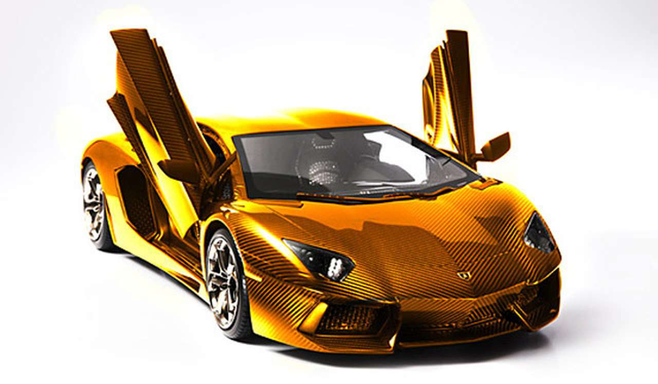 Золотой Lamborghini оспорит звание самого дорогого авто в мире 