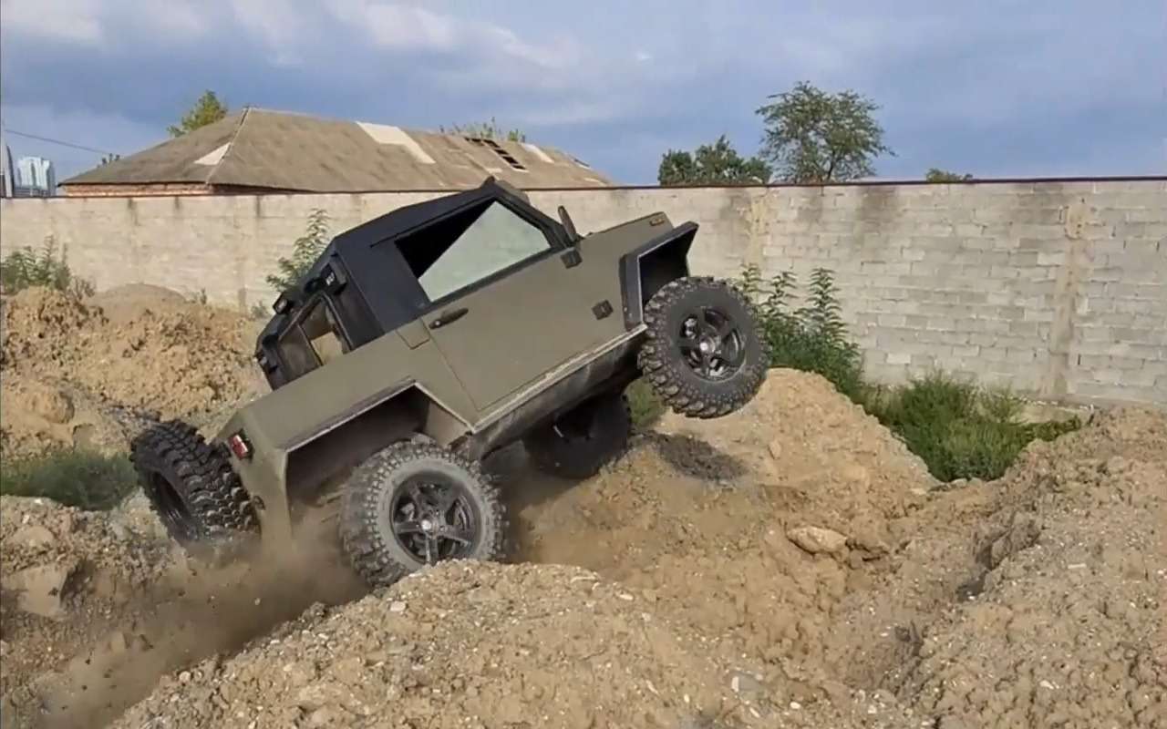 Что может чеченский внедорожник Berti (видео)