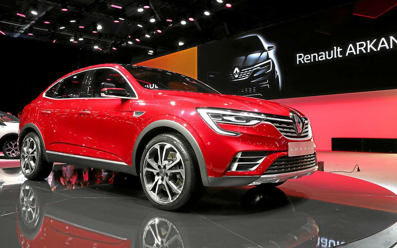 Renault Arkana, пожалуй, главная и самая ожидаемая новинка ММАС 2018.