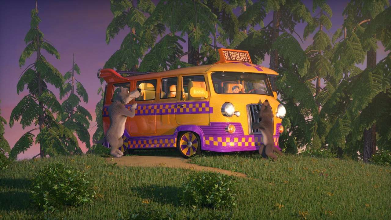 Мультяшная Маша прокачала «буханку» к 23 февраля