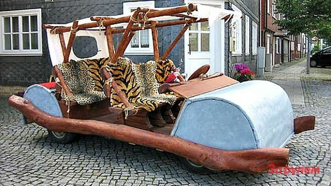 Немец построил «Флинтстоунмобиль»