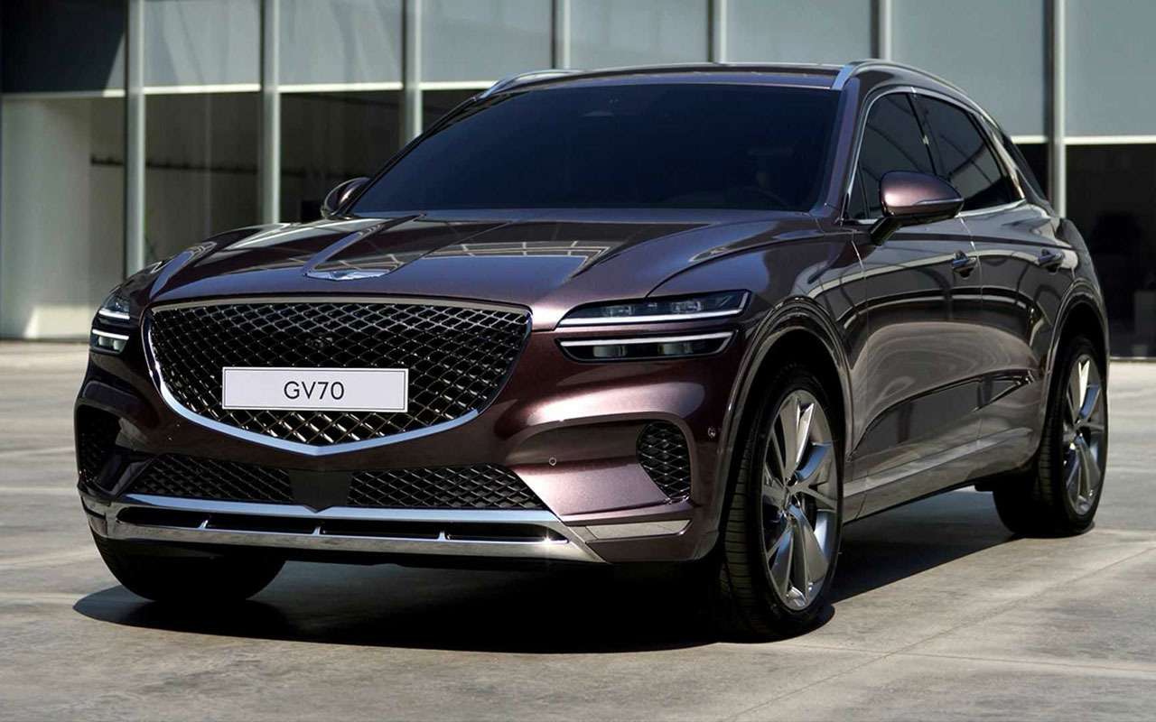 Новый кроссовер Genesis GV70: официальные фото