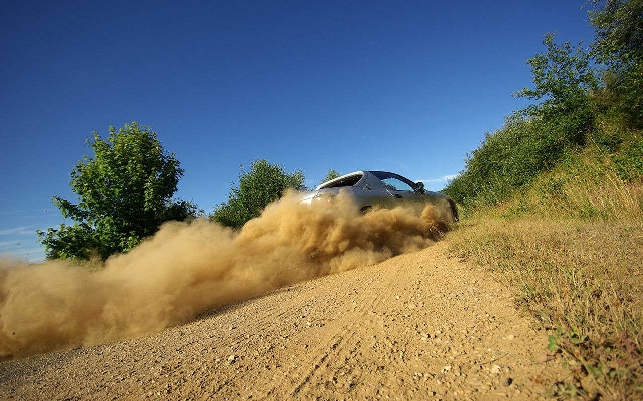 Sand road. Езда по мокрой дороге. След заноса автомобиля. Fl drift. Tire marks.