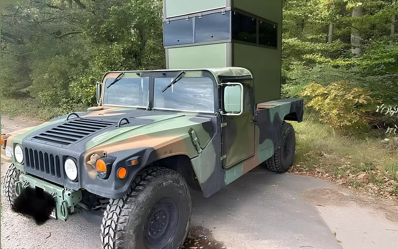 Этот мощный Hummer наверняка оценят охотники