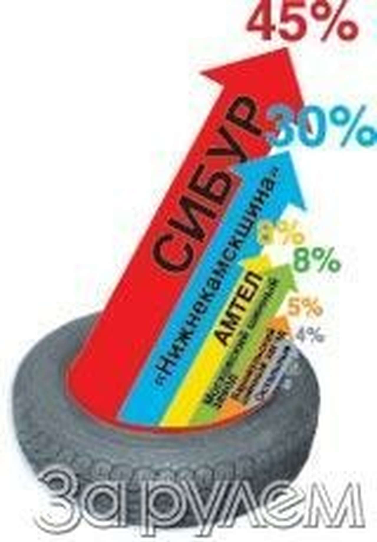 Куски шинного пирога