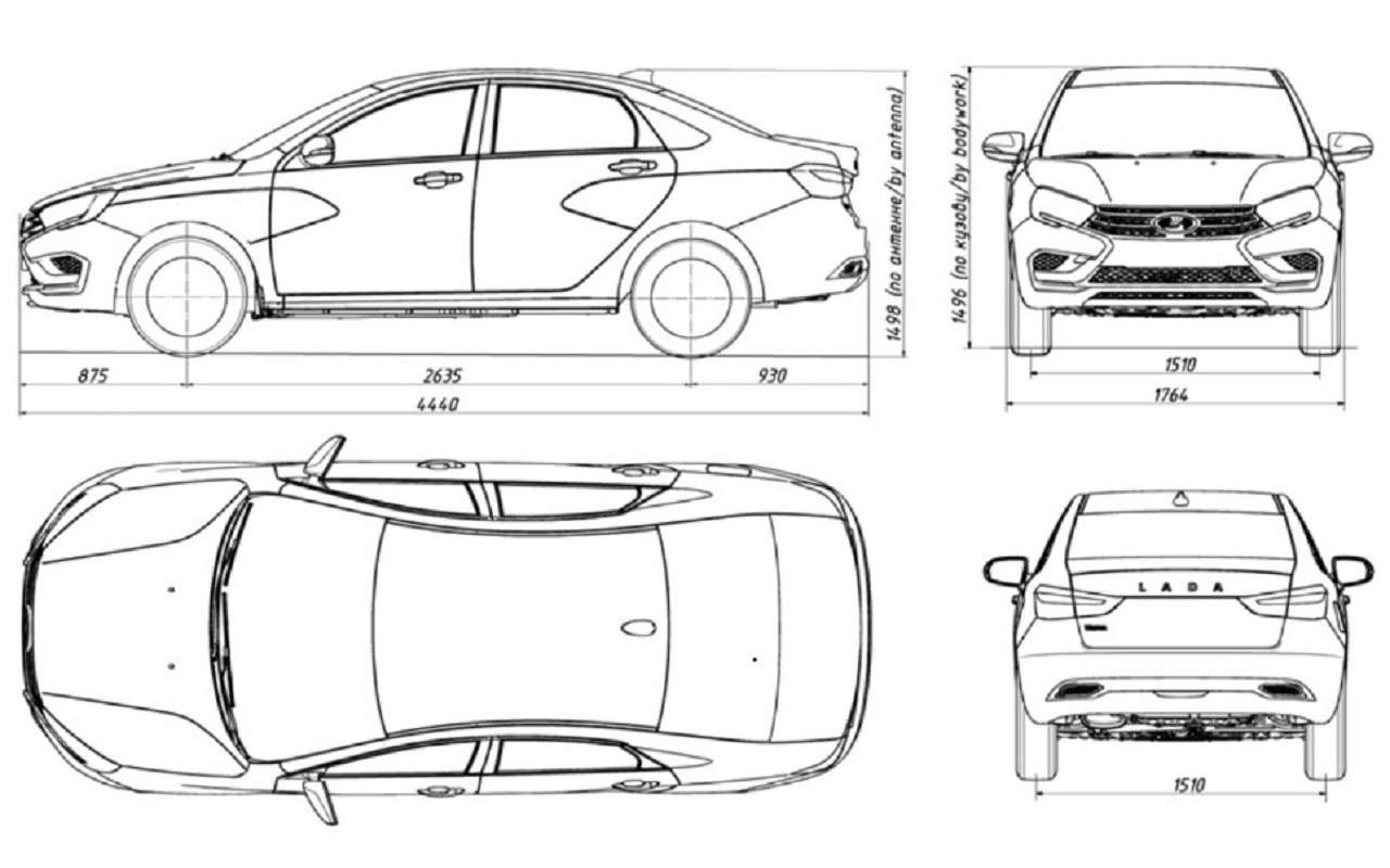 Новая Веста: известны технические характеристики