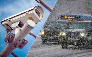 Водителей предупредили о штрафах за несоблюдение разметки при снегопаде