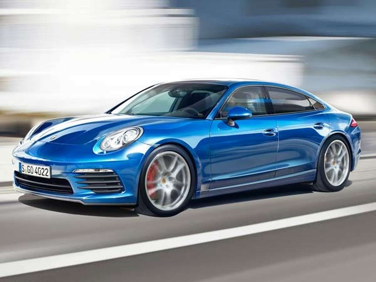 Эскиз будущей Porsche Pajun, Autobild/Larson