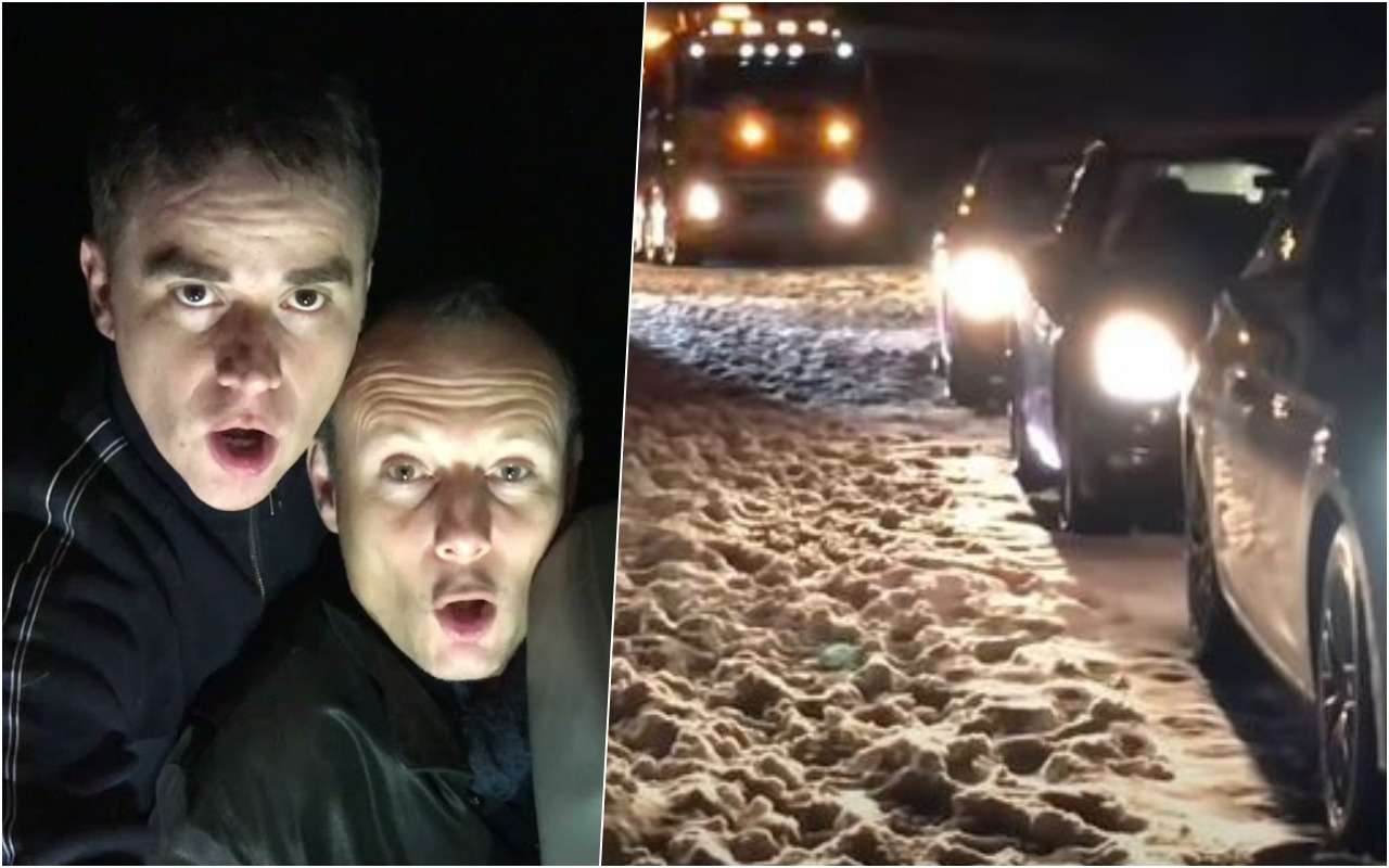 Ночь, снегопад, пробка: это вдохновило музыкантов на песню