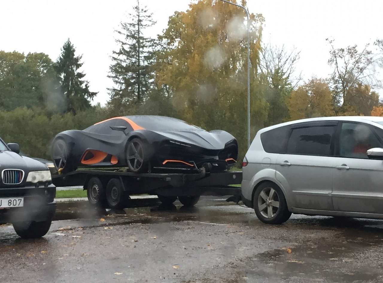 Первый украинский суперкар обнаружили в Латвии