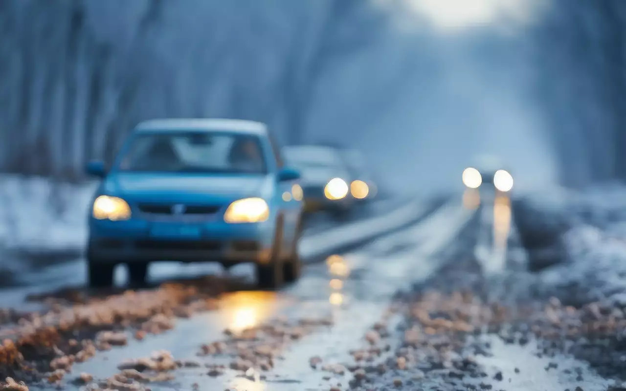 Гололед вместо тепла: как не потерять контроль, если уже стоит летняя резина