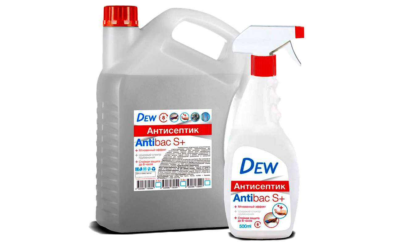 Проверено «За рулем»: антисептик  Antibac S+