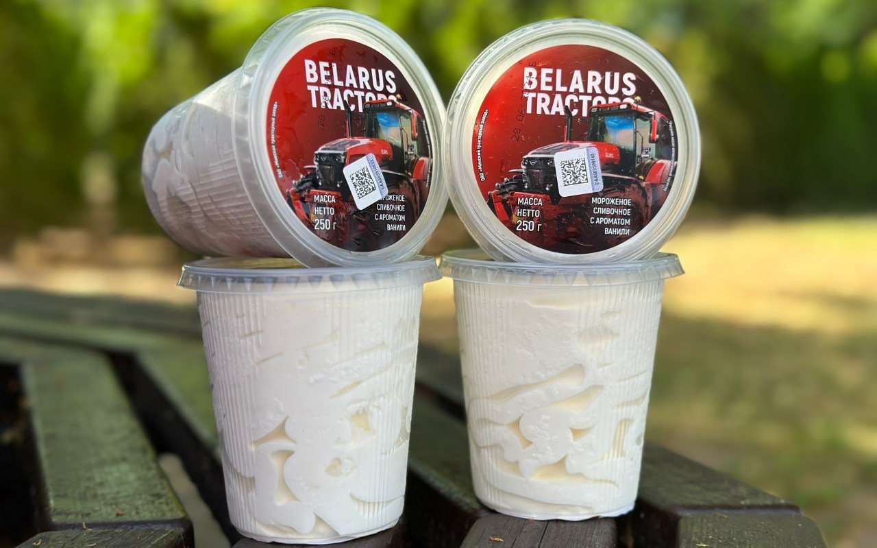 Патриотизм по-белорусски: тракторный завод выпустил брендированное мороженое