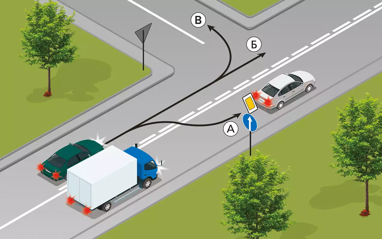 Как не попасть на штраф при обгоне грузовика