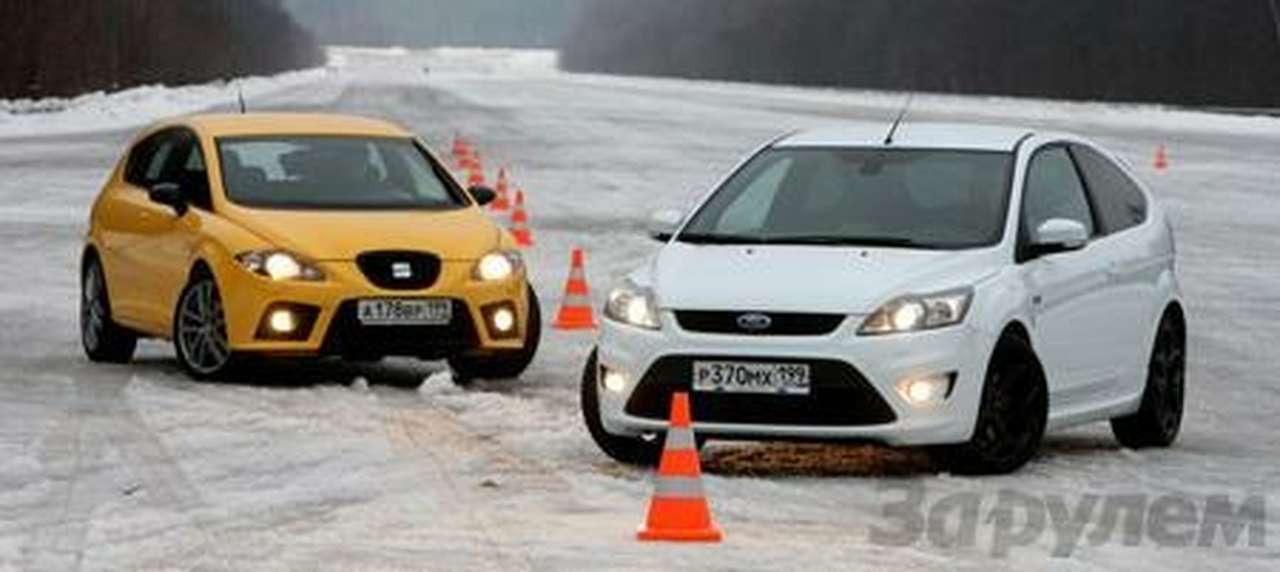 Seat Leon Cupra и Ford Focus ST.