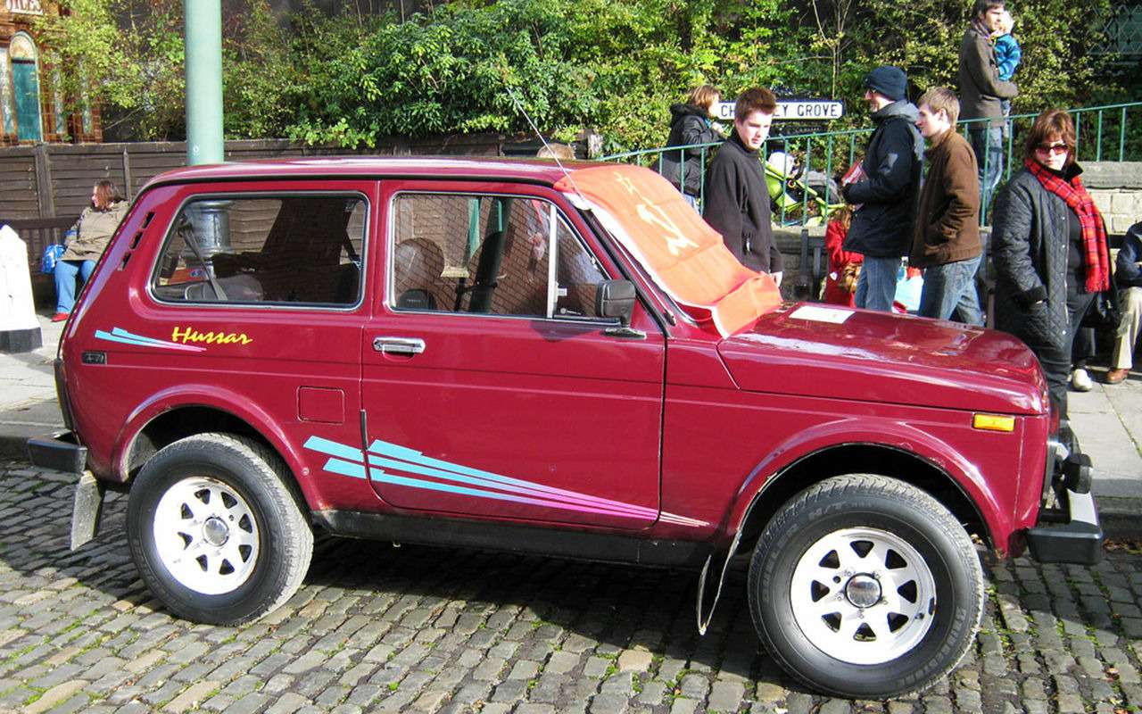Lada Niva Hussar на английских улицах.
