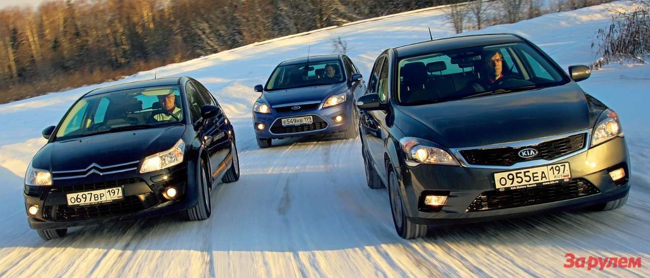 Citroen C4, Ford Focus, KIA Ceed