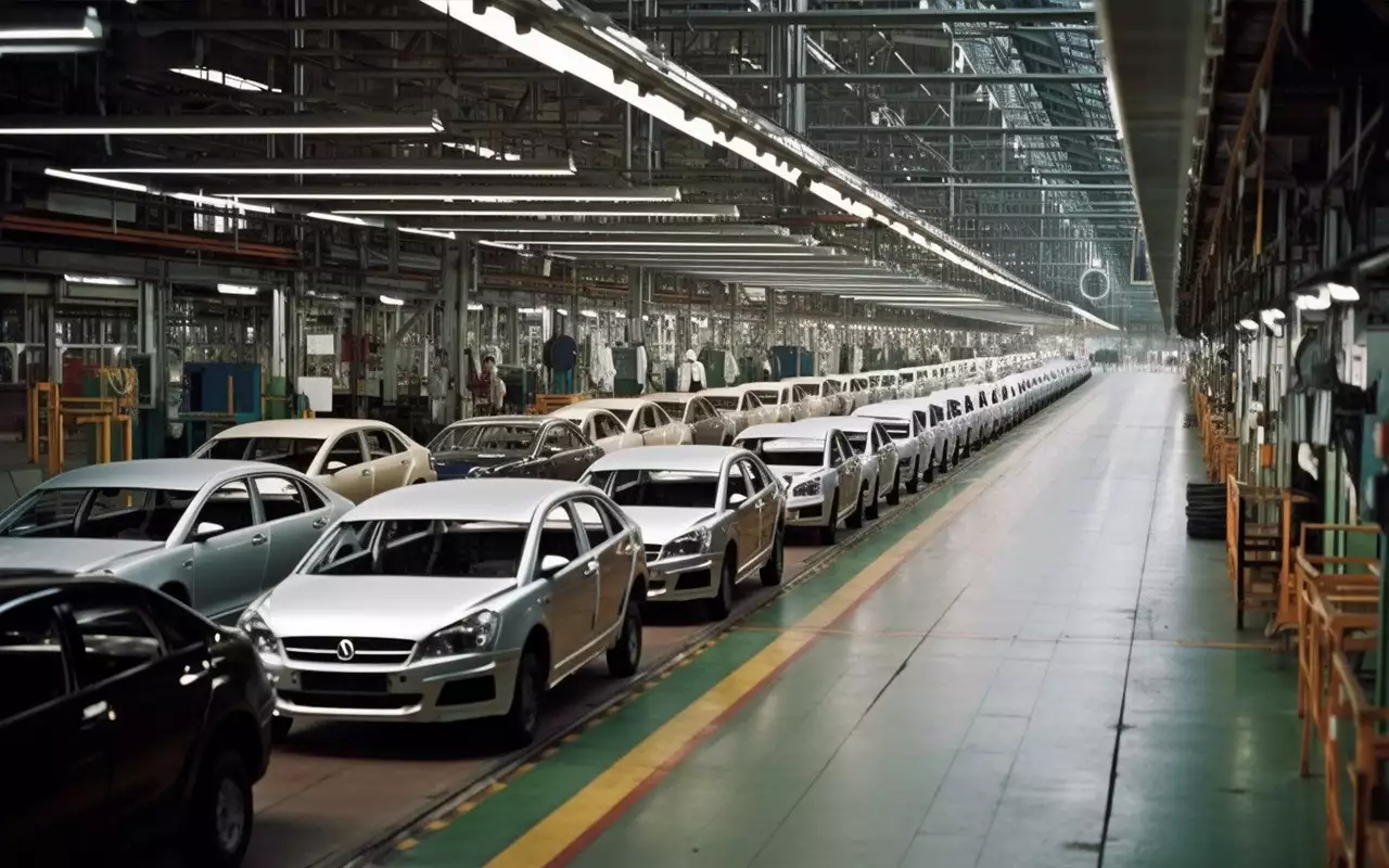 Производство автомобилей в России падает четвертый месяц подряд