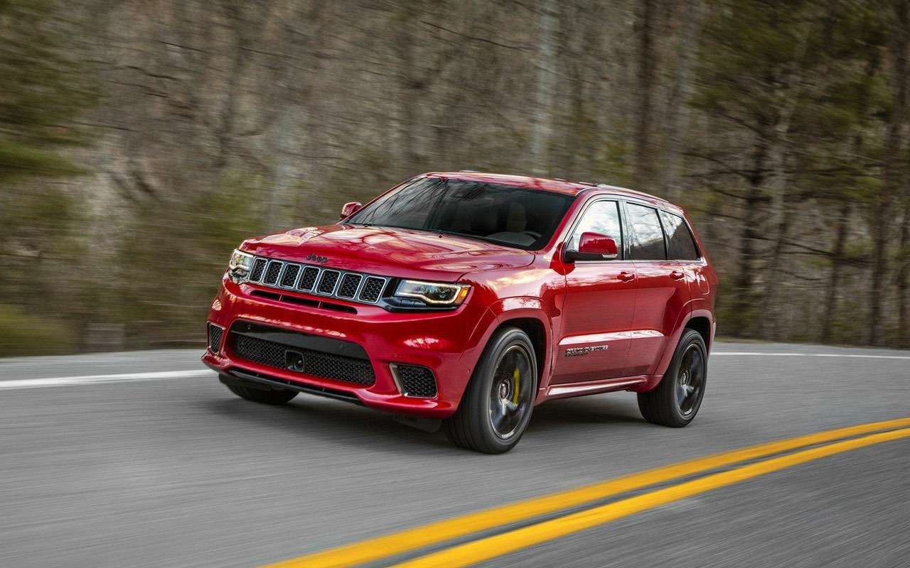 Топ самых кроссоверов. Jeep Grand Cherokee Trackhawk. Jeep Grand Cherokee Trackhawk Hennessy. Jeep Grand Cherokee srt Trailhawk. Джип Гранд Чероки СРТ 2020.