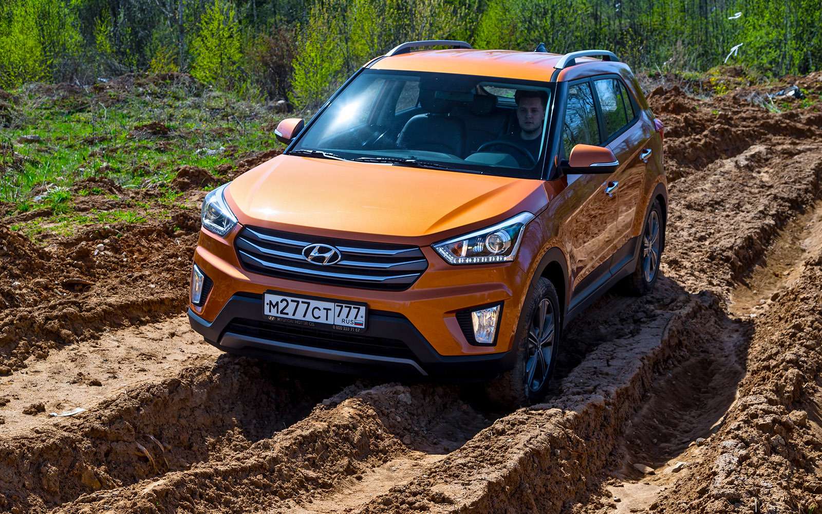 Hyundai Creta на бездорожье