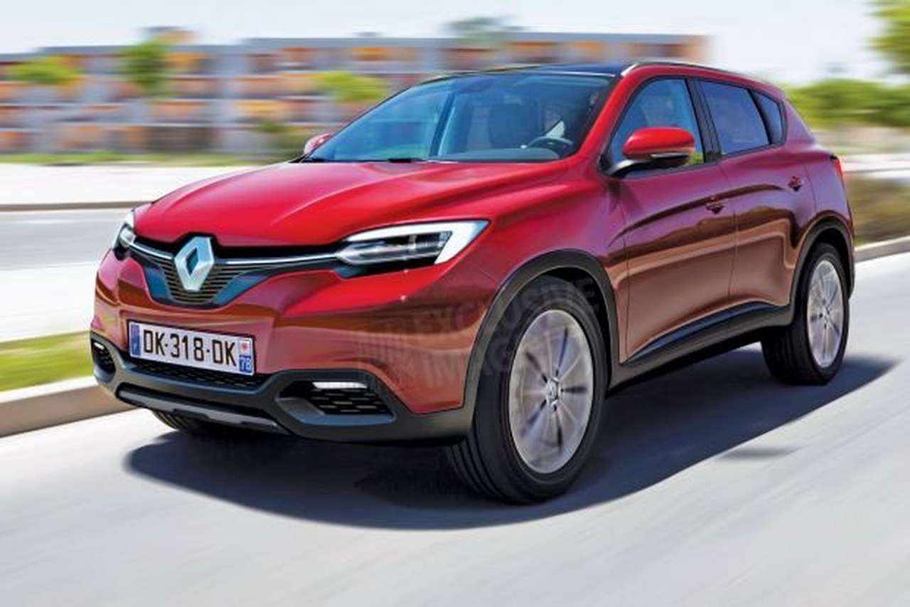 Renault Kadjar - рендер издания Autoexpress.
