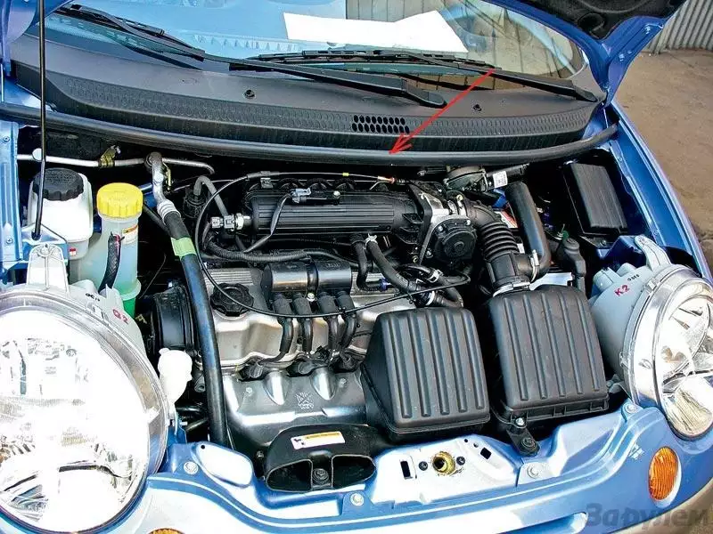 Подкапотное пространство дэу матиз - 95 фото