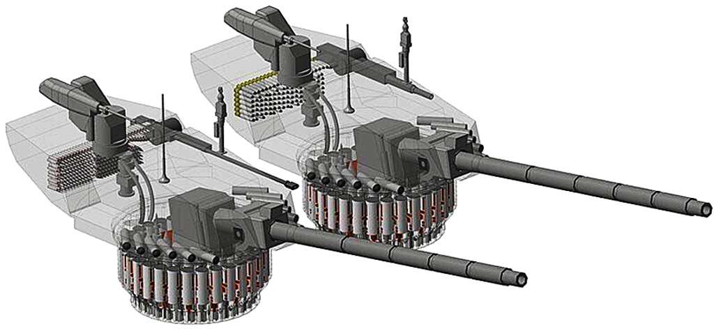 Схема автомата заряжания т 72