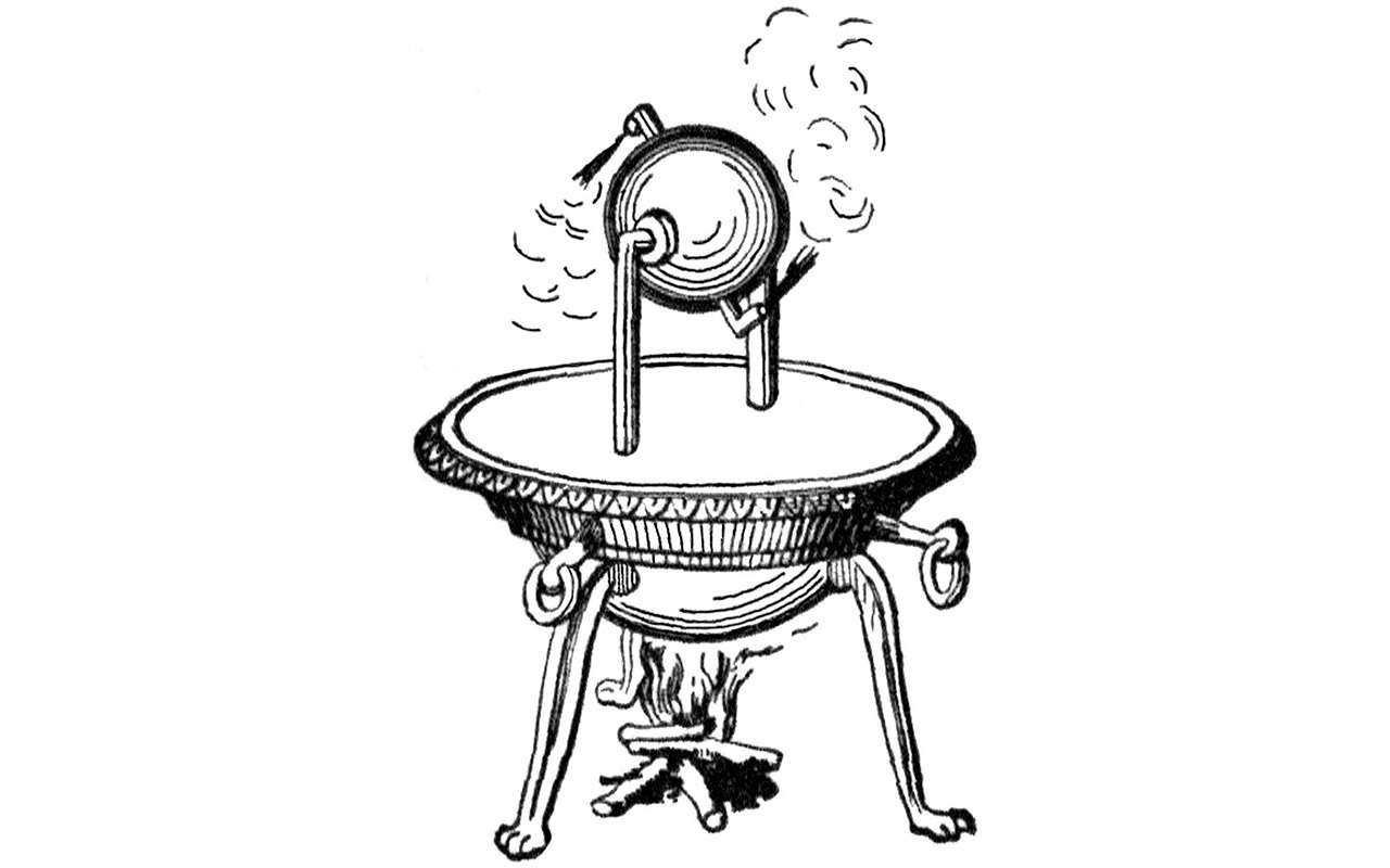 тепловой двигатель созданный в 1 веке героном