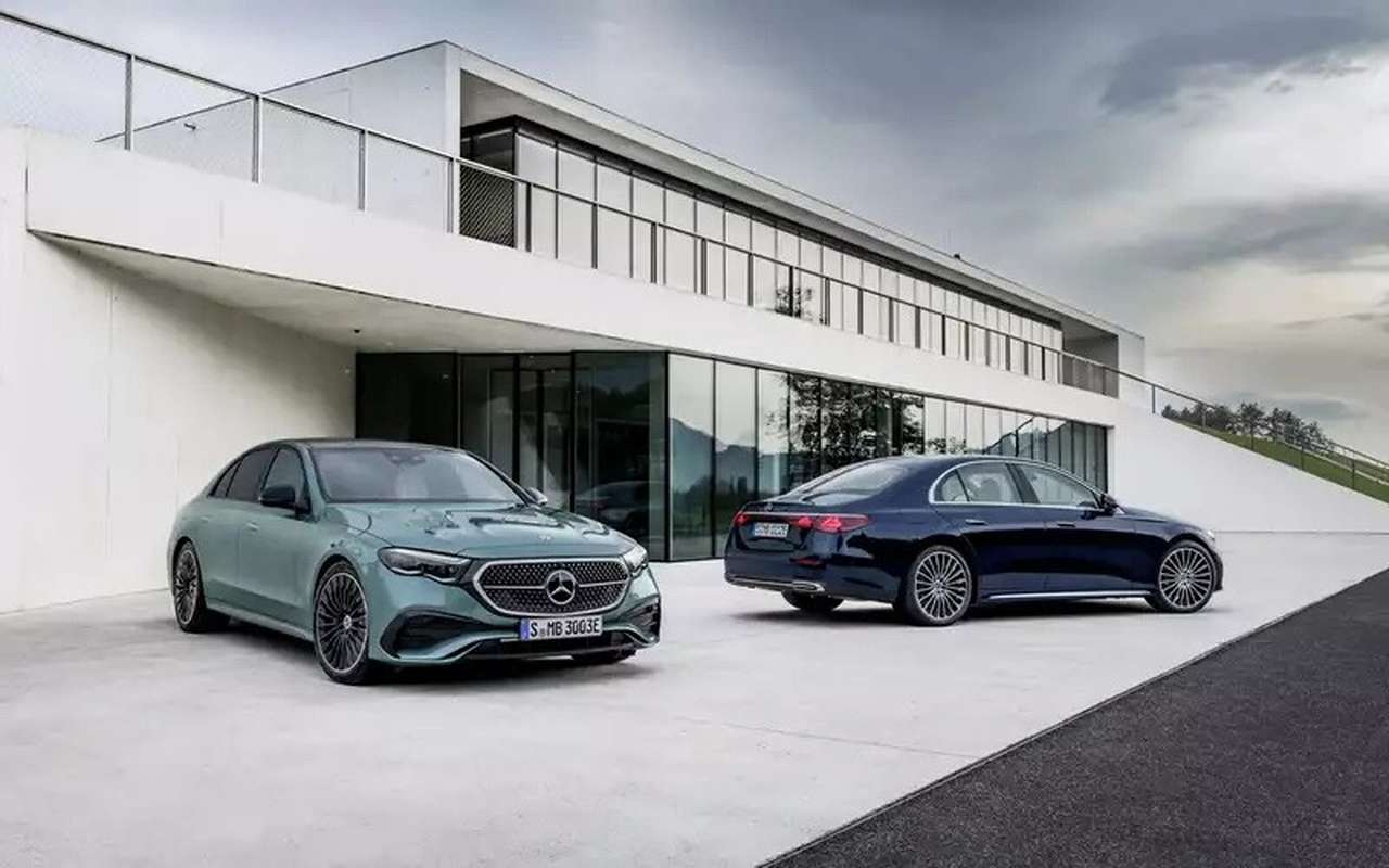 Новый Mercedes-Benz E-Class оформили для российского такси