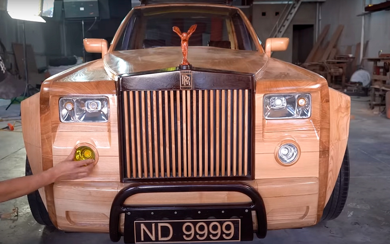 Rolls-Royce: теперь из дерева не только отделка, но и кузов!