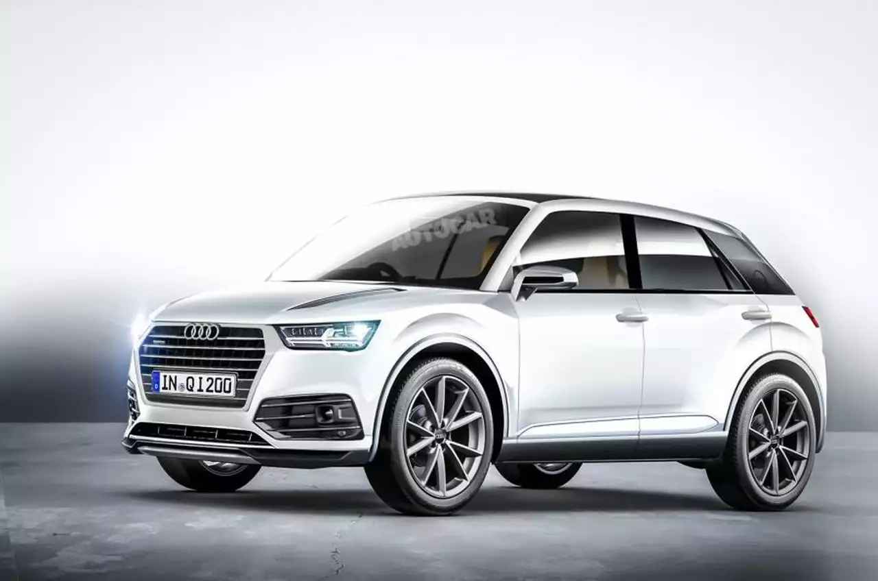 Audi Q1 - рендер издания Autocar