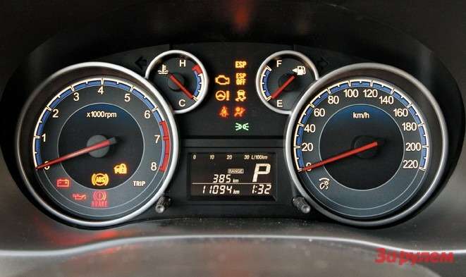 Горит esp suzuki sx4