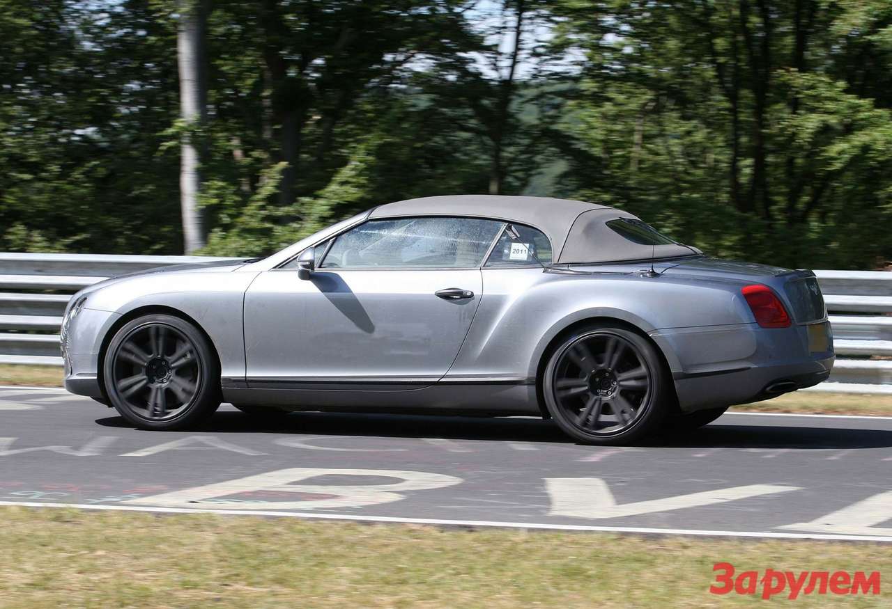 Bentley Continental GTC «поймали» на Нюрбургринге