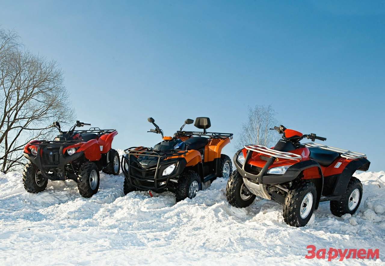 Супертест: утилитарные квадроциклы 700 см³