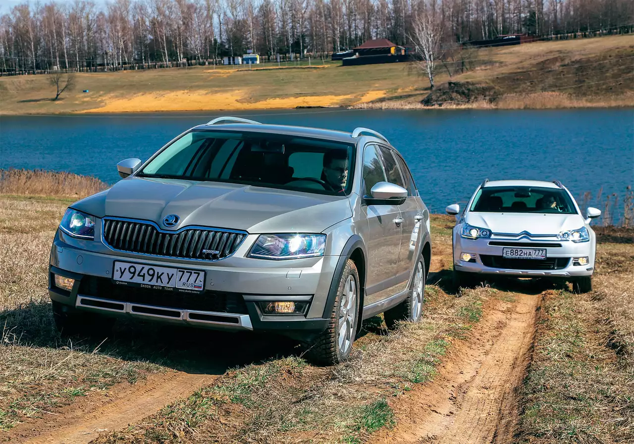 Citroen C5 CrossTourer, Skoda Octavia Scout: к кроссу готовы? Часть 2