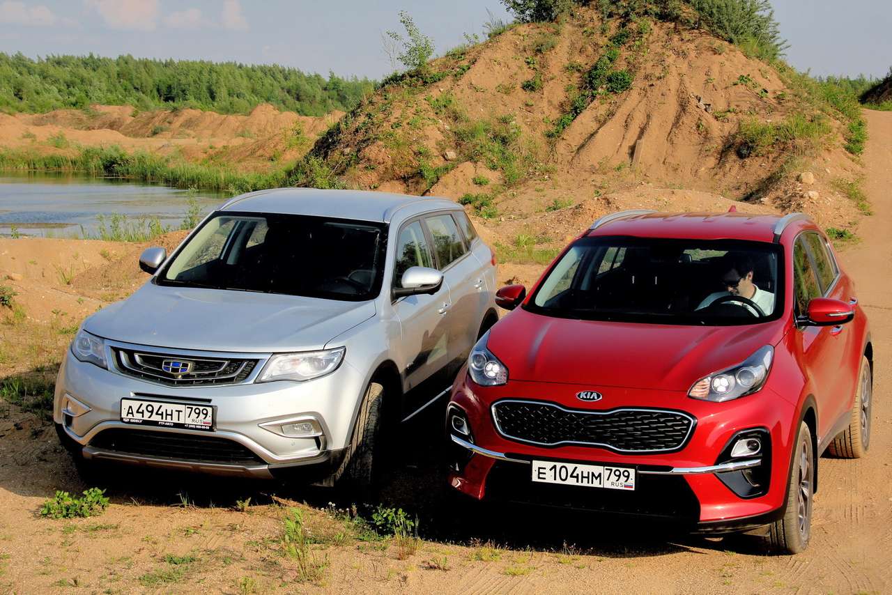 Geely Atlas — Kia Sportage: экзамен по китайскому
