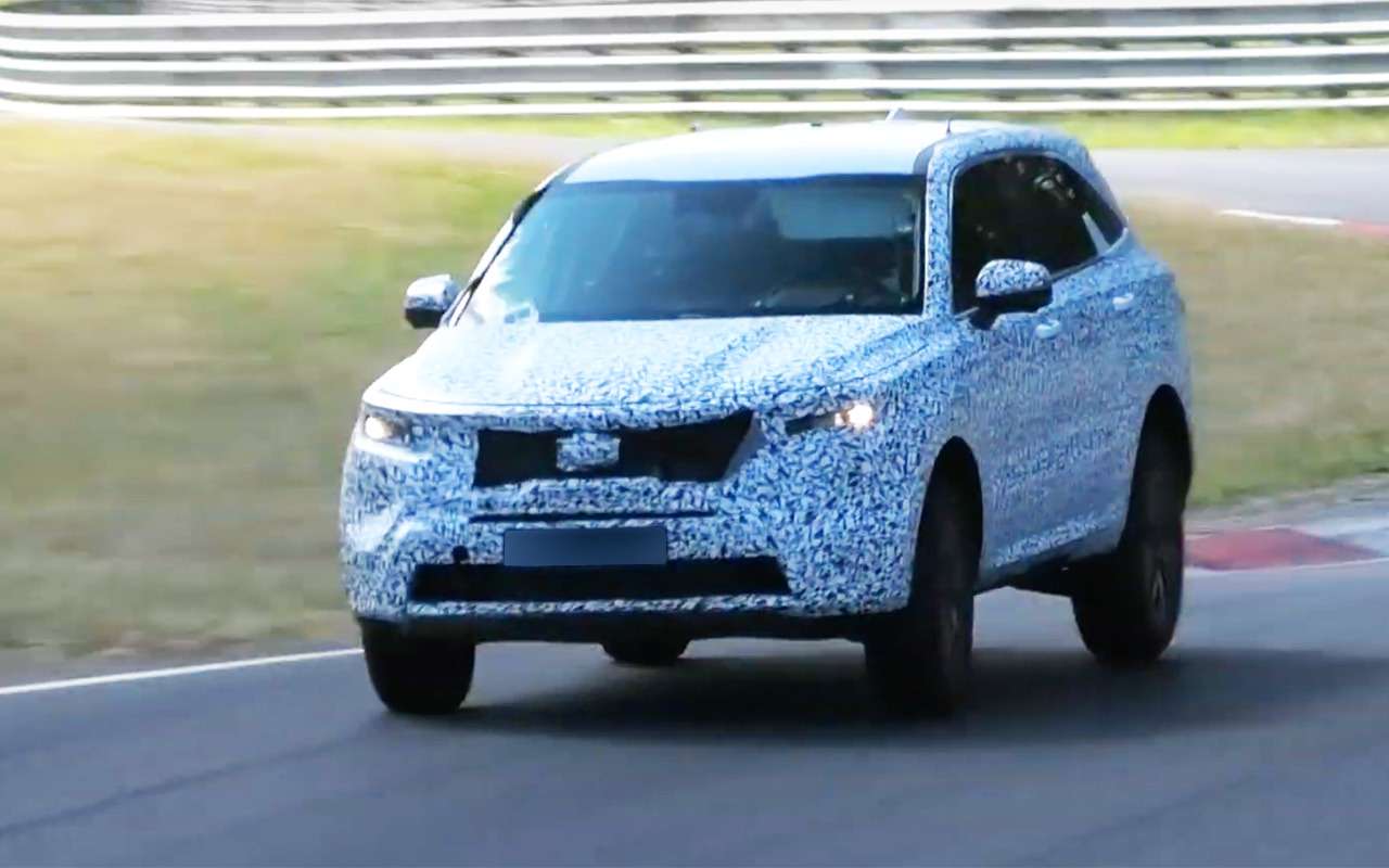 Новый Kia Sorento: видео с испытаний на треке