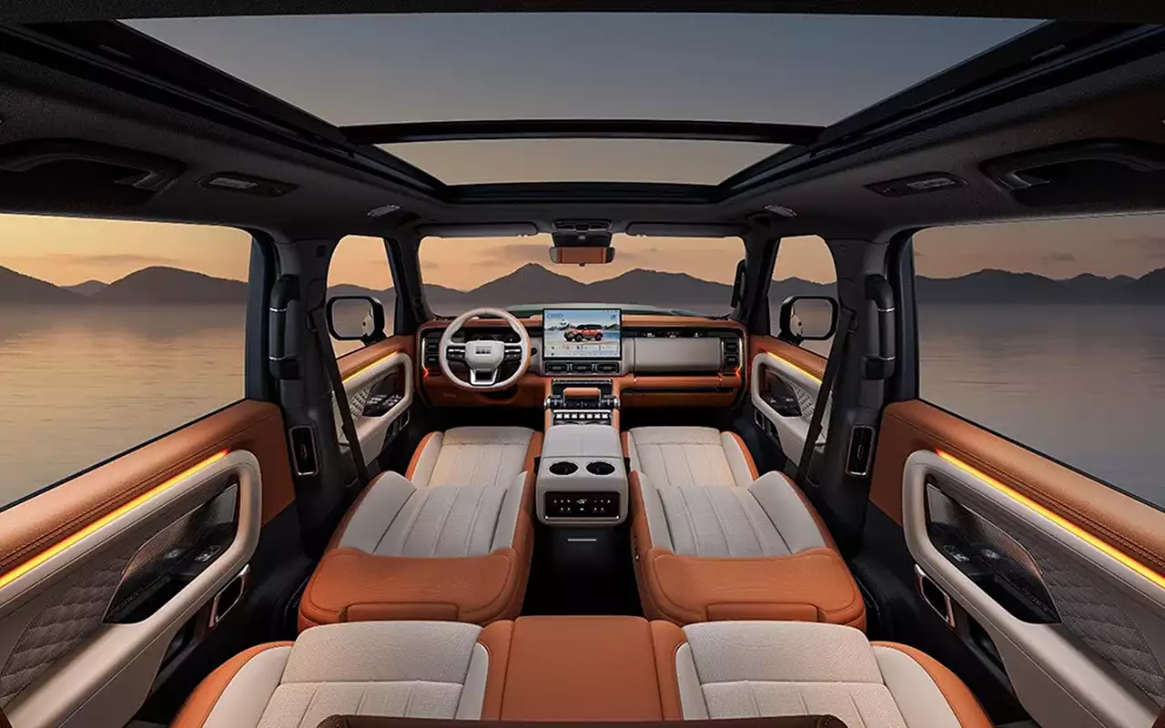 Интерьер Geely Galaxy Battleship 700