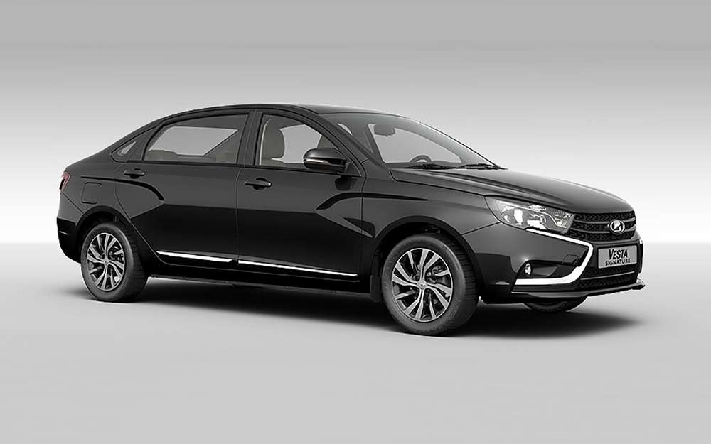 Lada vesta signature фото