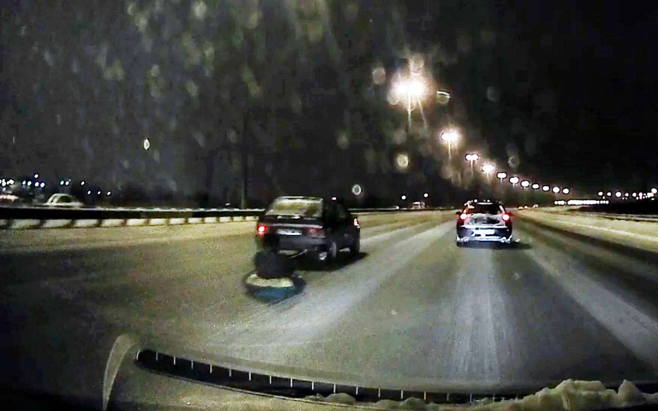 Катание на тюбинге по КАД со скоростью более 100 км/ч закончилось лишь штрафом