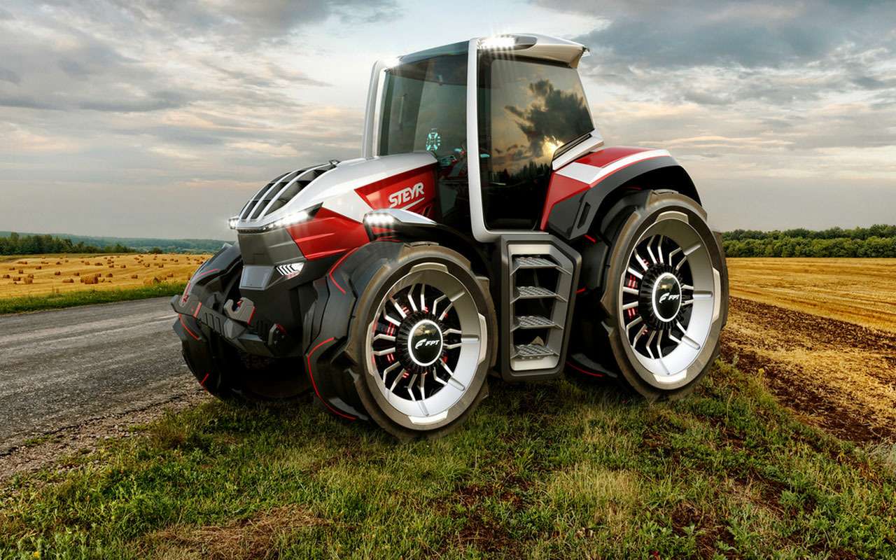 Сколько двигателей нужно трактору? - 4+1!