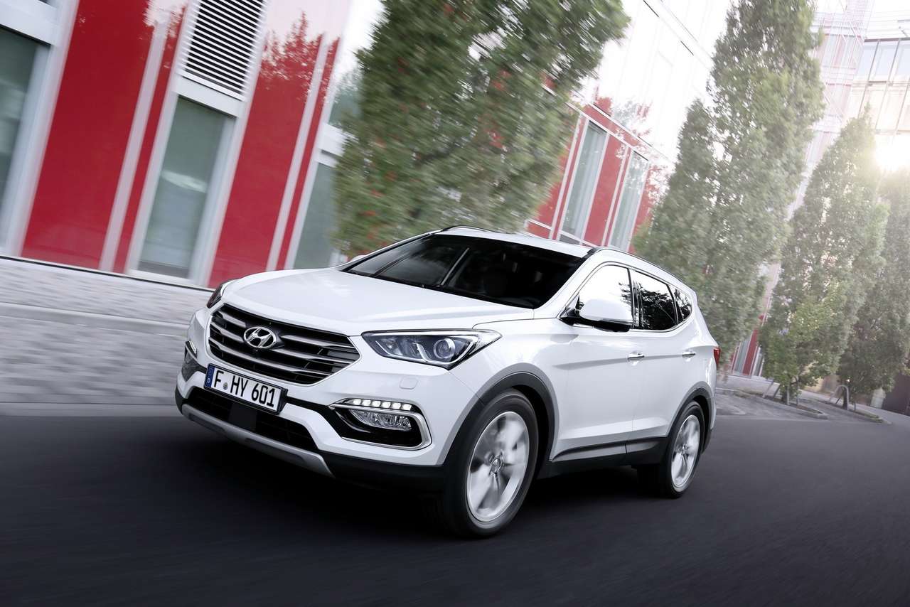 Рассекречена евроверсия обновленного Hyundai Santa Fe
